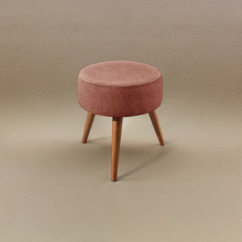 Puff Banqueta em Madeira Maciça Lippe
