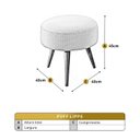 Ver imagem 3 de Puff Banqueta em Madeira Maciça Lippe