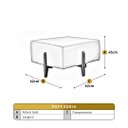 Ver imagem 3 de Puff Banqueta em Madeira Maciça Zurik Luxo