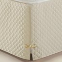 Ver imagem 5 de Saia Box Casal Queen Creme Matelassado Serve para Cama Baú