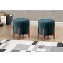 Ver imagem 2 de Puff Banqueta Madeira Maciça Thor Luxo