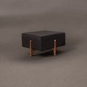 Ver imagem 1 de Puff Banqueta em Madeira Maciça Zurik Luxo