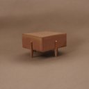 Ver imagem 1 de Puff Banqueta em Madeira Maciça Zurik Luxo