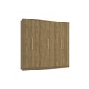 Ver imagem 1 de Guarda-roupa 6 Portas 4 Gavetas Kappesberg Adapt Nogueira