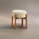 Ver imagem 1 de Puff Banqueta Lotus Luxo Madeira Maciça