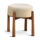 Ver imagem 2 de Puff Banqueta Lotus Luxo Madeira Maciça