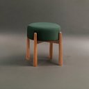 Ver imagem 1 de Puff Banqueta Lotus Luxo Madeira Maciça