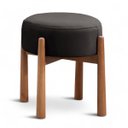 Ver imagem 2 de Puff Banqueta Lotus Luxo Madeira Maciça