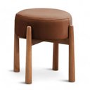 Ver imagem 2 de Puff Banqueta Lotus Luxo Madeira Maciça