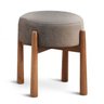 Puff Banqueta Lotus Luxo Madeira Maciça - 2