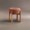 Ver imagem 1 de Puff Banqueta Lotus Luxo Madeira Maciça