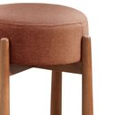 Ver imagem 4 de Puff Banqueta Lotus Luxo Madeira Maciça