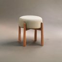 Ver imagem 1 de Puff Banqueta Lotus Luxo Madeira Maciça