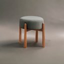 Ver imagem 1 de Puff Banqueta Lotus Luxo Madeira Maciça