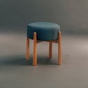 Ver imagem 1 de Puff Banqueta Lotus Luxo Madeira Maciça