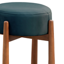 Ver imagem 4 de Puff Banqueta Lotus Luxo Madeira Maciça