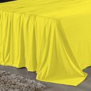 Ver imagem 2 de Jogo de Cama Casal Viúva Nobre 4 Peças Malha 100% Algodão - Amarelo / Preto