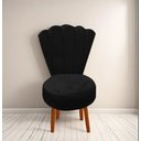 Ver imagem 2 de Conjunto 2 Cadeiras Estofadas Sala de Jantar Anna Suede Preto