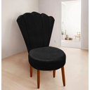 Ver imagem 1 de Conjunto 2 Cadeiras Estofadas Sala de Jantar Anna Suede Preto