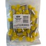 Terminal Pré-isolado Pino Tubular 25,0mm² - Amarelo - 50 Unidades - 6