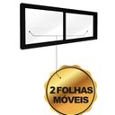 Ver imagem 5 de Janela de Alumínio de Correr Lateral 2 Folhas Móveis 60x150cm Lucasa Ideale