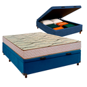 Ver imagem 1 de Cama Box Bau Blindado Casal + Colchão D33 Maxsono Paropas