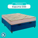 Ver imagem 4 de Cama Box Bau Blindado Casal + Colchão D33 Maxsono Paropas