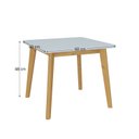 Ver imagem 3 de Mesa Infantil Sofia Madeira Maciça e MDF Branco