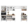Cozinha Modulada Intenza Ravena 6 Peças Branco - Nicioli - 3