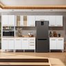 Cozinha Modulada Intenza Ravena 6 Peças Branco - Nicioli - 2