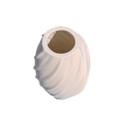 Vaso Decorativo Serenidade Off-white 29x15 em Cerâmica - 4