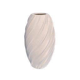 Vaso Decorativo Serenidade Off-white 29x15 em Cerâmica - 3