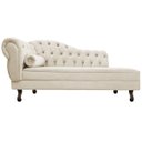 Ver imagem 5 de Kit Diva Recamier Diana 185cm Lado Direito e 02 Poltronas Classic Suede Bege - ADJ Decor