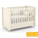 Ver imagem 4 de Dormitório Tutto New 2 Portas, Cômoda 4 Gavetas e Berço Off White com Colchão - Matic Móveis