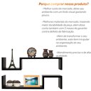 Ver imagem 4 de Conjunto 2 Prateleiras de Parede MDP 15x58,5x15 - Preto