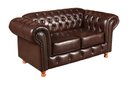 Ver imagem 5 de Conjunto de Sofá 3 e 2 Lugares Chesterfield Luís Xv Marrom Café