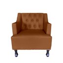 Ver imagem 2 de Sofá Divã + 2 Poltronas Capitonê para Consultório e Clínica Psicanálise - Veludo - Sv Decor:terracot