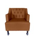 Ver imagem 2 de Sofá Divã + 2 Poltronas Capitonê para Consultório e Clínica Psicanálise - Veludo - Sv Decor:terracot