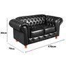 Conjunto de Sofá 3 Lugares e 2 Lugares Chesterfield Luís Xv - 7