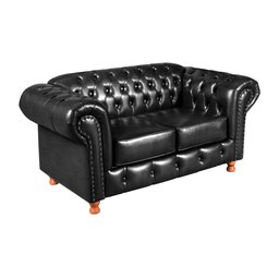 Conjunto de Sofá 3 Lugares e 2 Lugares Chesterfield Luís Xv - 5