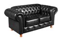 Ver imagem 5 de Conjunto de Sofá 3 e 2 Lugares Chesterfield Luís Xv Preto