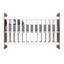 Ver imagem 5 de Quarto de Bebê Completo Guarda-Roupa 02 Portas Berço e Cômoda Labirinto Rústico/Branco