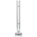 Ver imagem 7 de Kit 5 Torre Guarda Corpo Pinça para Vidro 40cm Inox Fs
