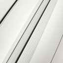 Ver imagem 4 de Papel de Parede Listrado Cinza Branco e Preto Vinilico Lavável+ Cola para Aplicação