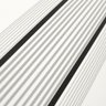Papel de Parede Listrado Cinza Branco e Preto Vinilico Lavável+ Cola para Aplicação - 5