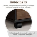 Ver imagem 7 de Gaveteiro Tamburato 3 Gavetas Ii - Charuto/preto 6089