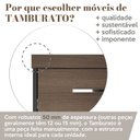 Ver mais imagens de Gaveteiro Tamburato 3 Gavetas Ii - Charuto/preto 6089
