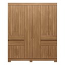 Ver imagem 7 de Guarda-Roupa 10 Portas 4 Gavetas Vizanno Marrom/Amendola Touch