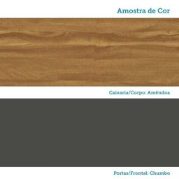 Cozinha Completa Modulada 5 Peças com Tampo e Vidro Reflecta 100% Mdf Itália Espresso Móveis - 14