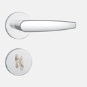 Ver imagem 2 de Folha Lisa Mescla Fechadura Alavanca Wc e Dobradiça 80 X 210